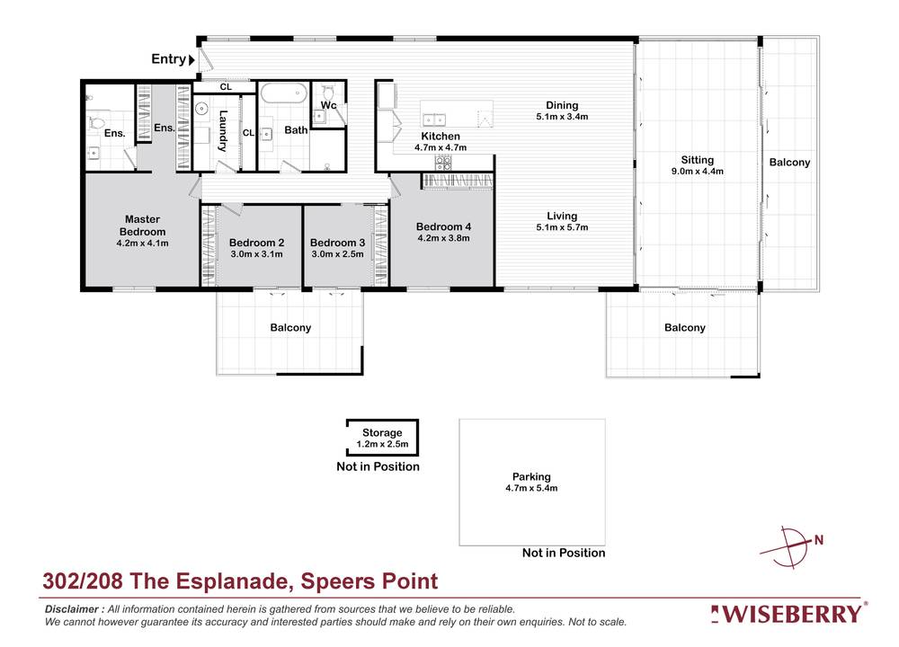 302/208  The Esplanade, Speers Point, NSW 2284