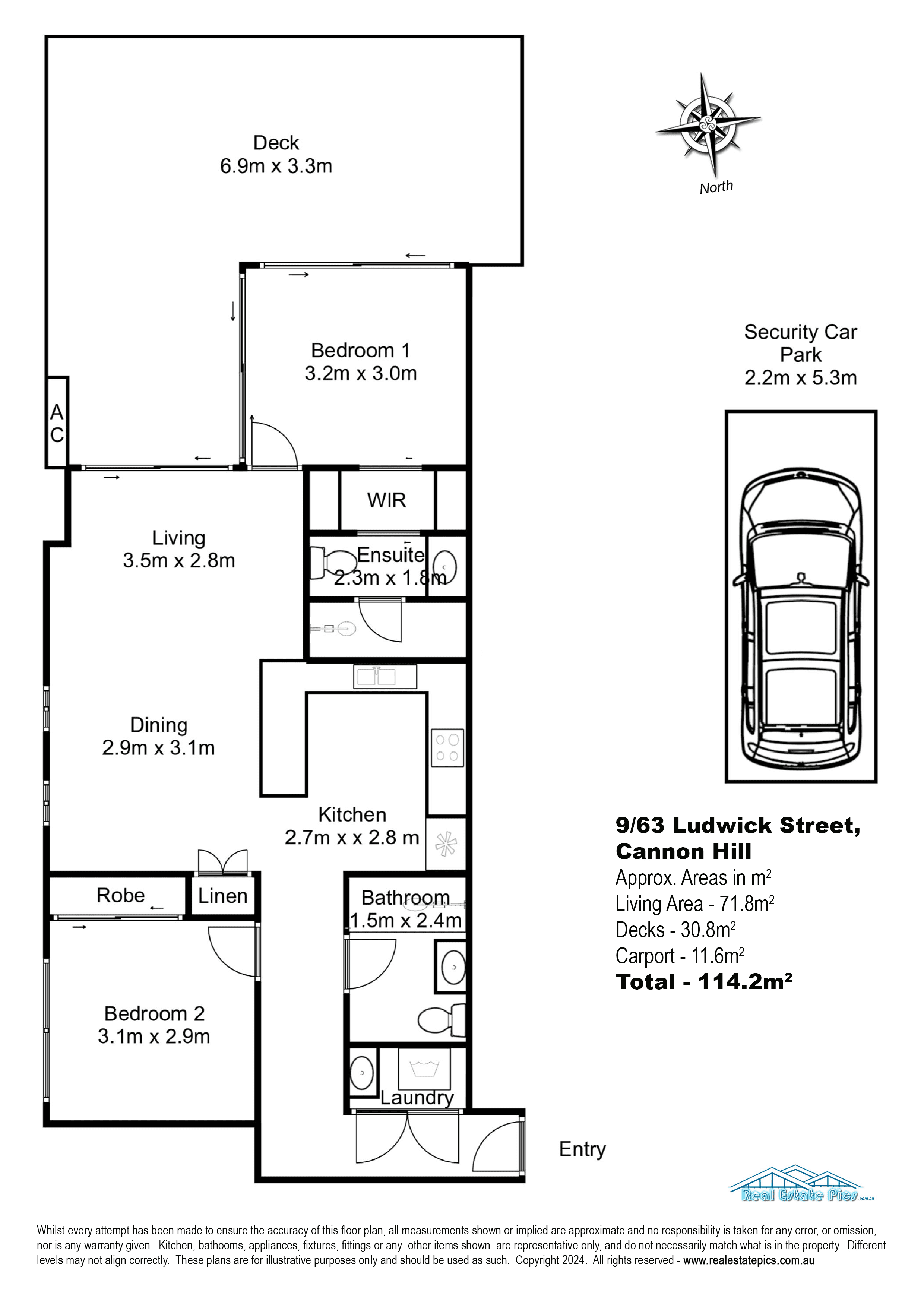 9/63 Ludwick Street, CANNON HILL, QLD 4170