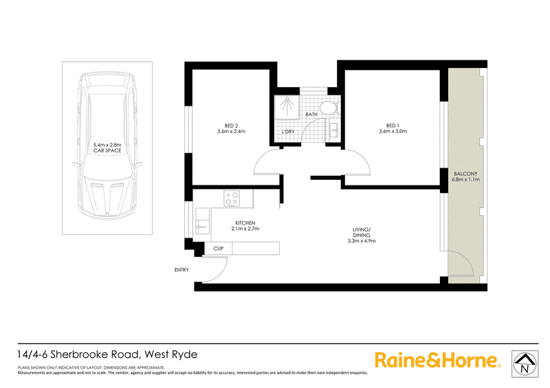 14/4-6 Sherbrooke Road, WEST RYDE, NSW 2114