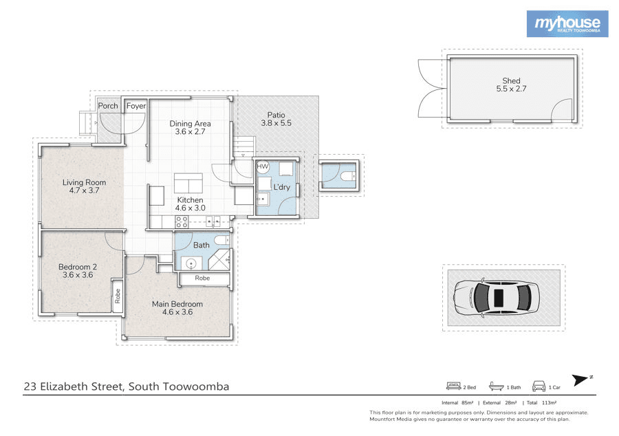 23 Elizabeth Street, SOUTH TOOWOOMBA, QLD 4350