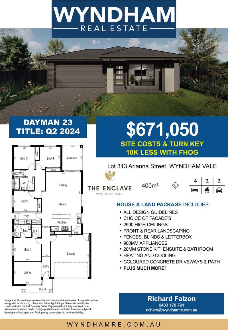 Lot 313 Arianna Street, Wyndham Vale, VIC 3024