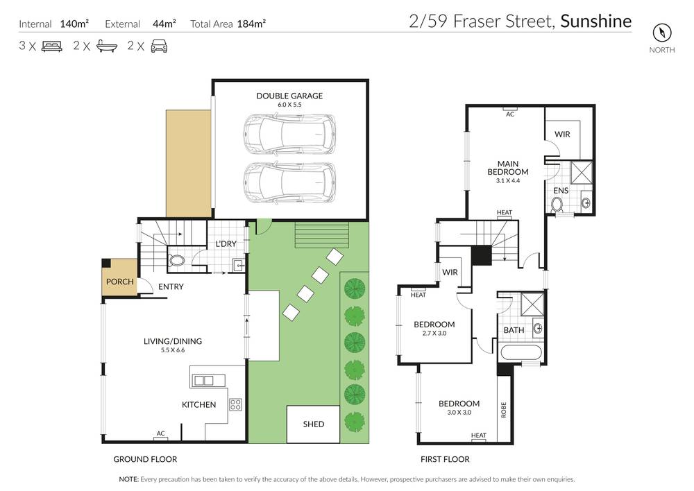 2/59 Fraser Street, SUNSHINE, VIC 3020
