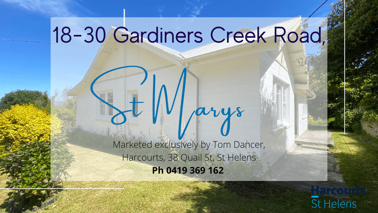 18-30 Gardiners Creek Road, ST MARYS, TAS 7215