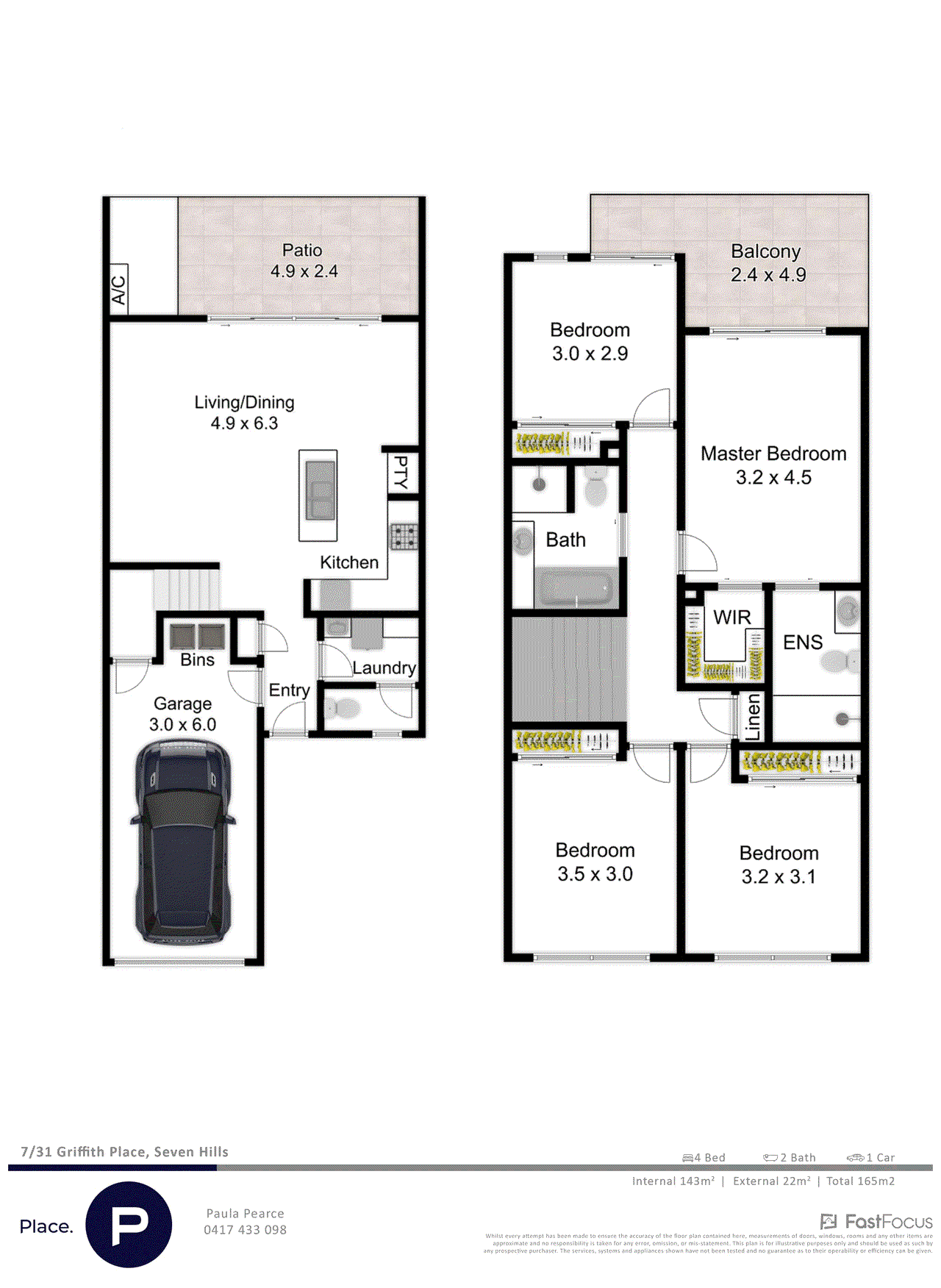 7/31 Griffith Place, Seven Hills, QLD 4170