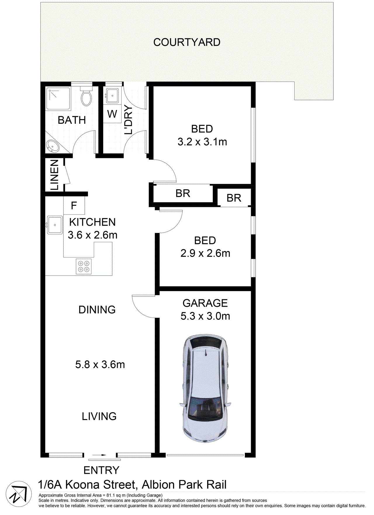 1/6a Koona Street, ALBION PARK RAIL, NSW 2527