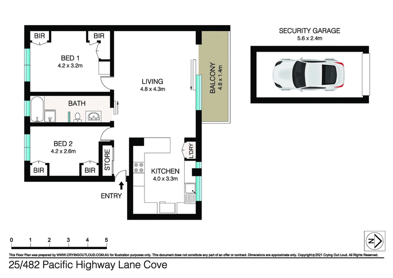 25/482 Pacific Highway, LANE COVE, NSW 2066