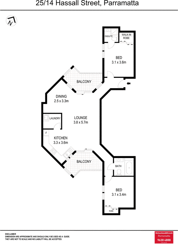 25/14 Hassall Street, PARRAMATTA, NSW 2150