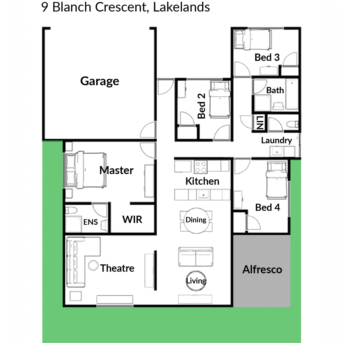 9 Blanche Crescent, LAKELANDS, WA 6180