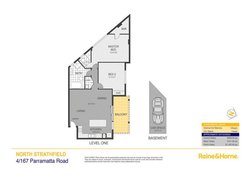 4/167-171 Parramatta Road (access via Young Street), NORTH STRATHFIELD, NSW 2137