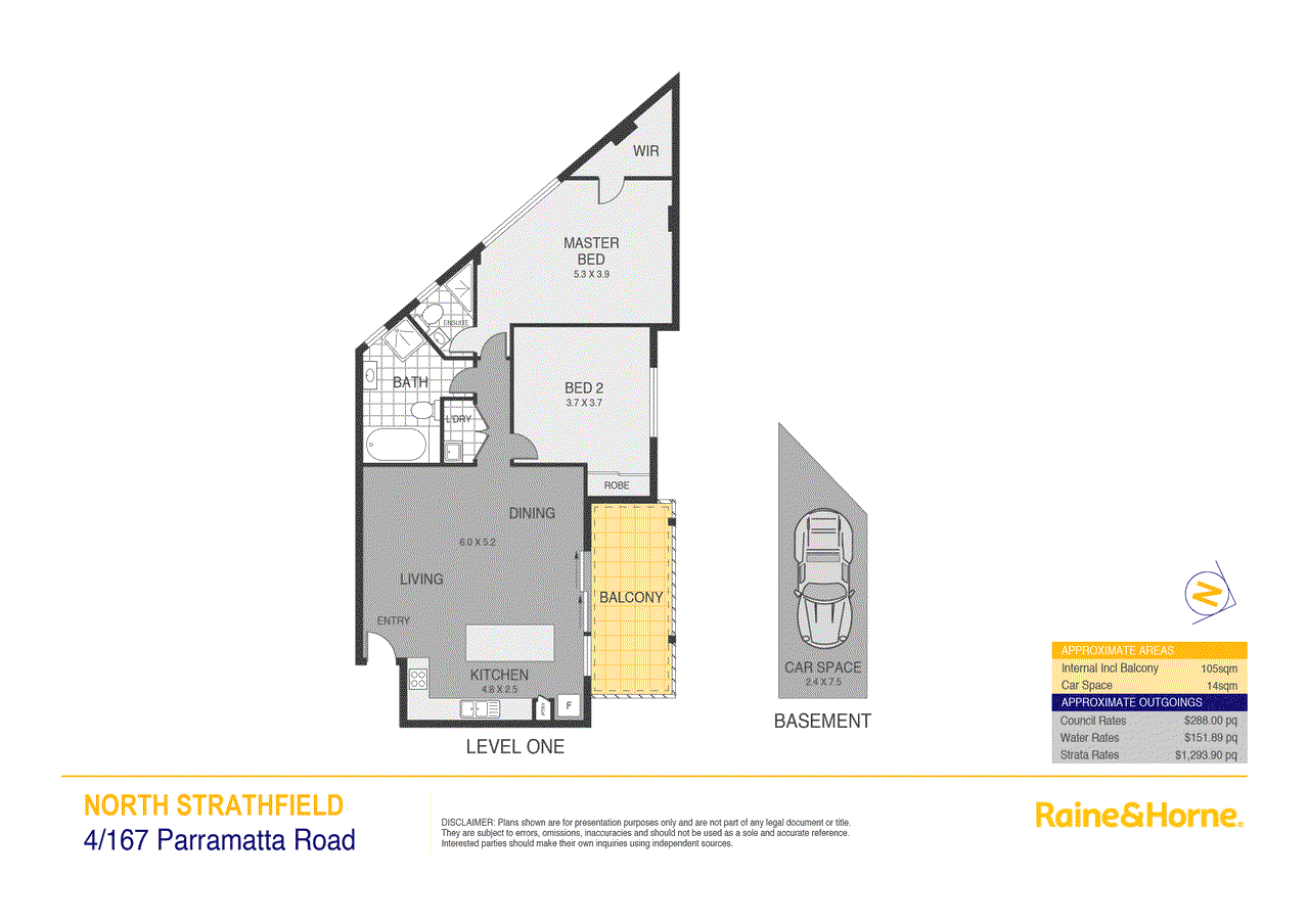 4/167-171 Parramatta Road (access via Young Street), NORTH STRATHFIELD, NSW 2137