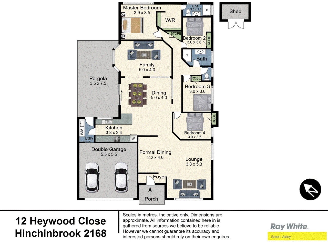 12 Heywood Close, HINCHINBROOK, NSW 2168