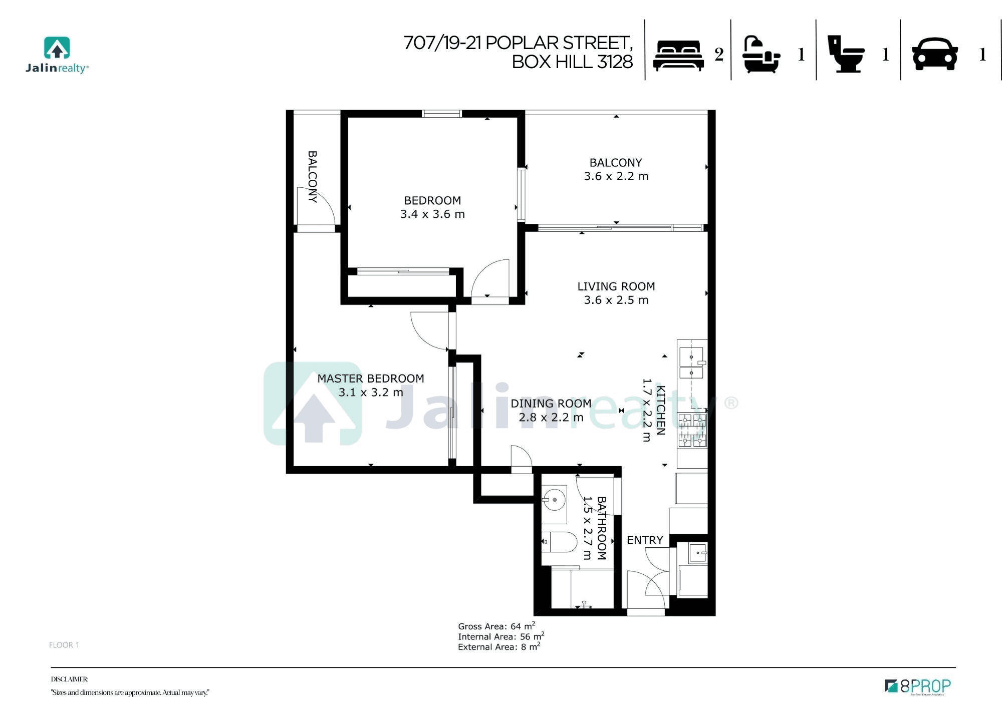 707/19-21 Poplar Street, Box Hill, VIC 3128