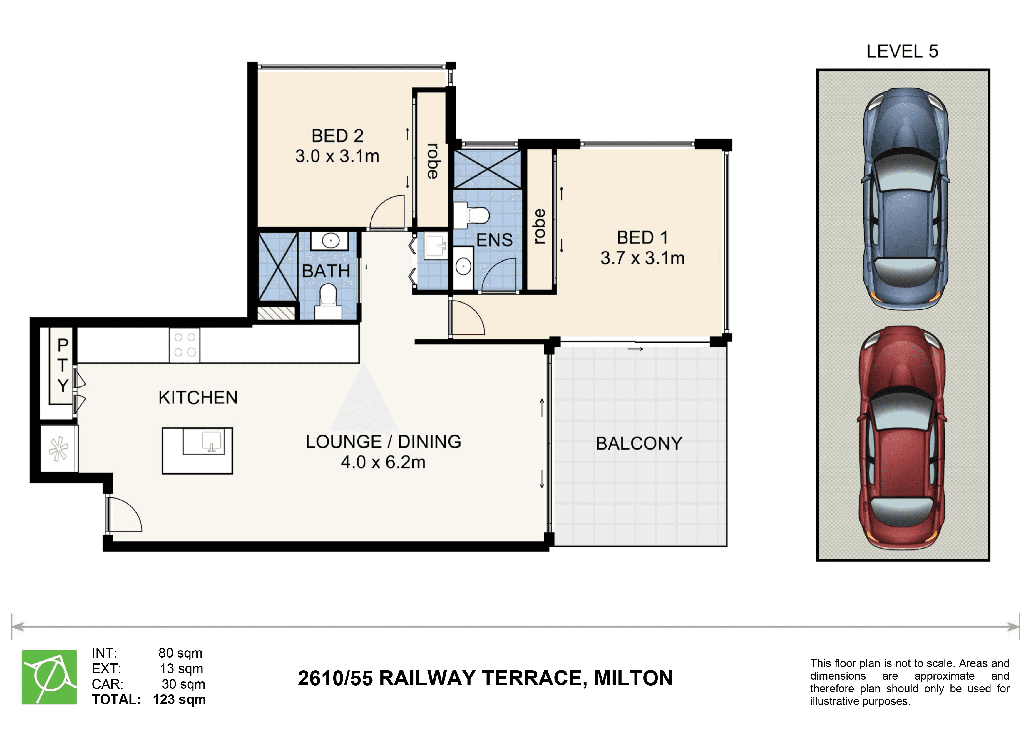 2610/55 Railway Terrace, MILTON, QLD 4064