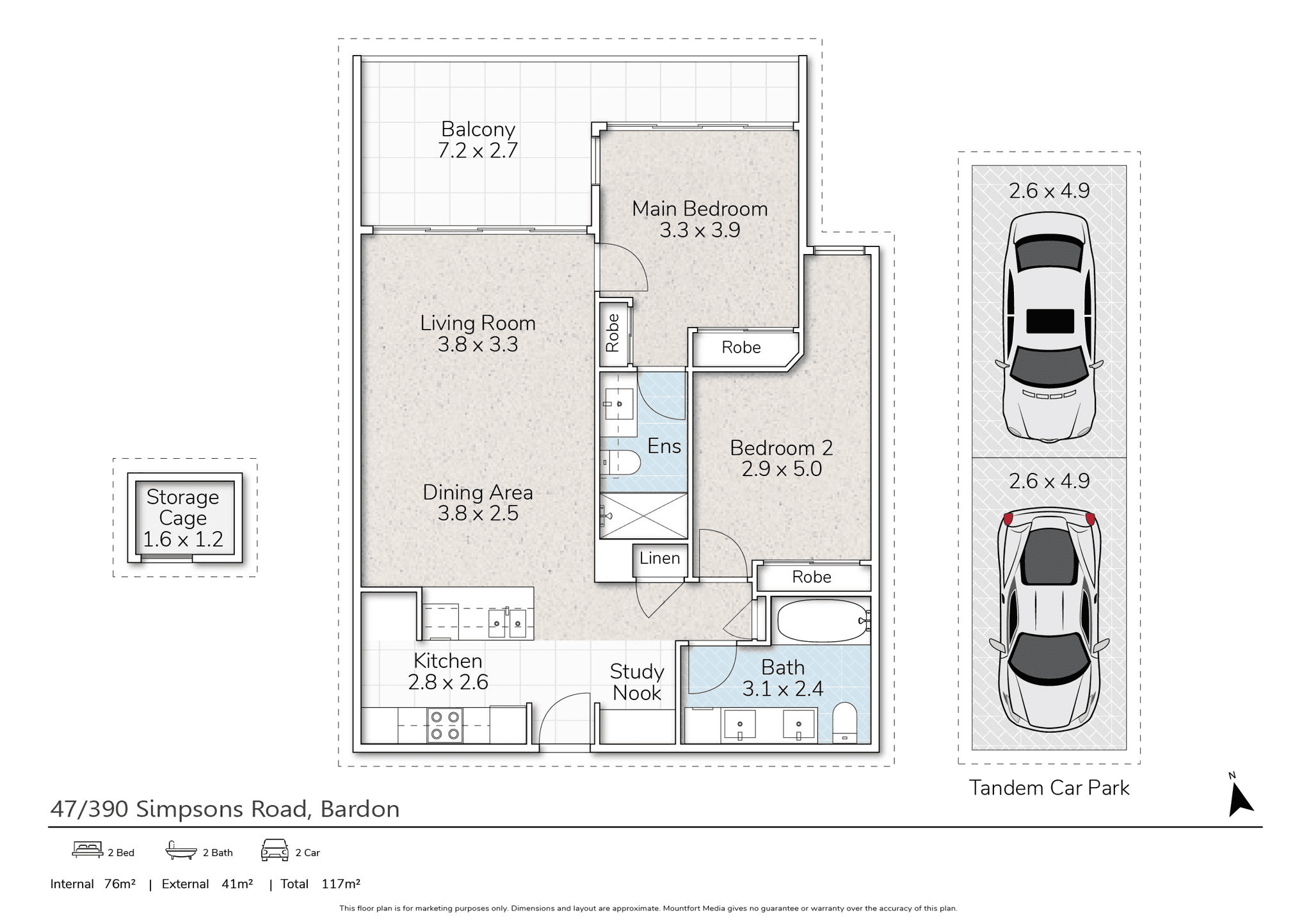 47/390 Simpsons Road, BARDON, QLD 4065