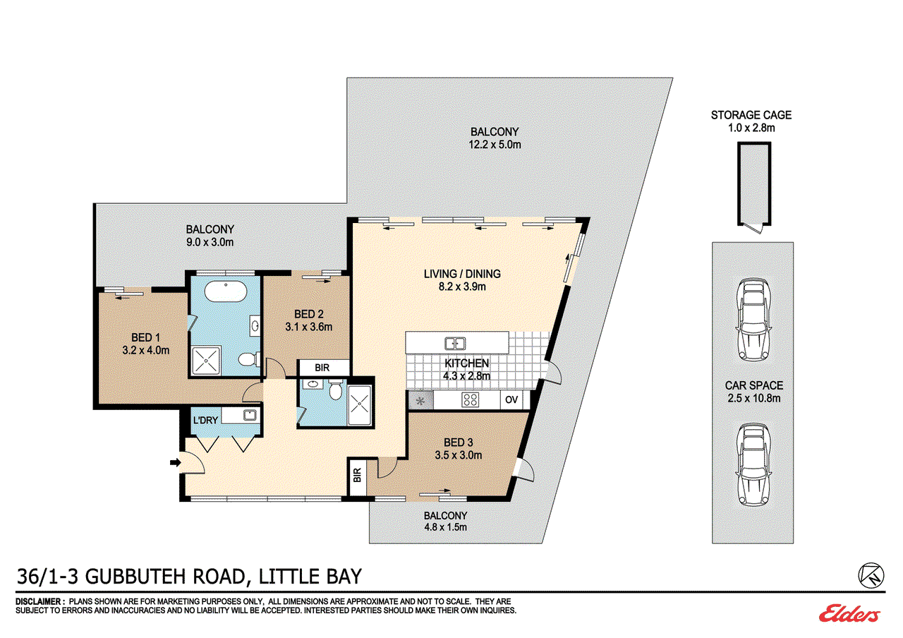 36/1-3  Gubbuteh Road, LITTLE BAY, NSW 2036