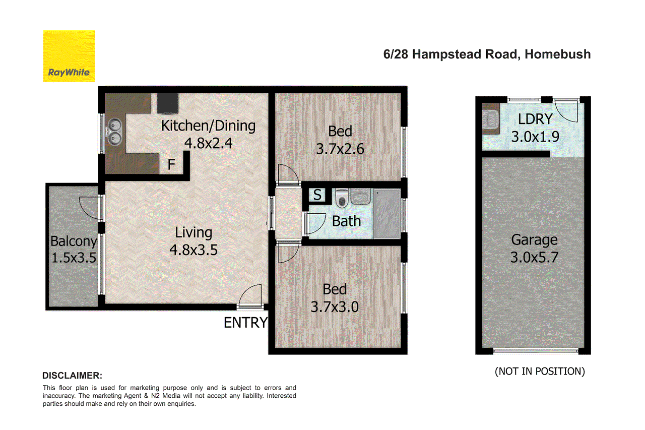 6/28 Hampstead Road, HOMEBUSH, NSW 2140