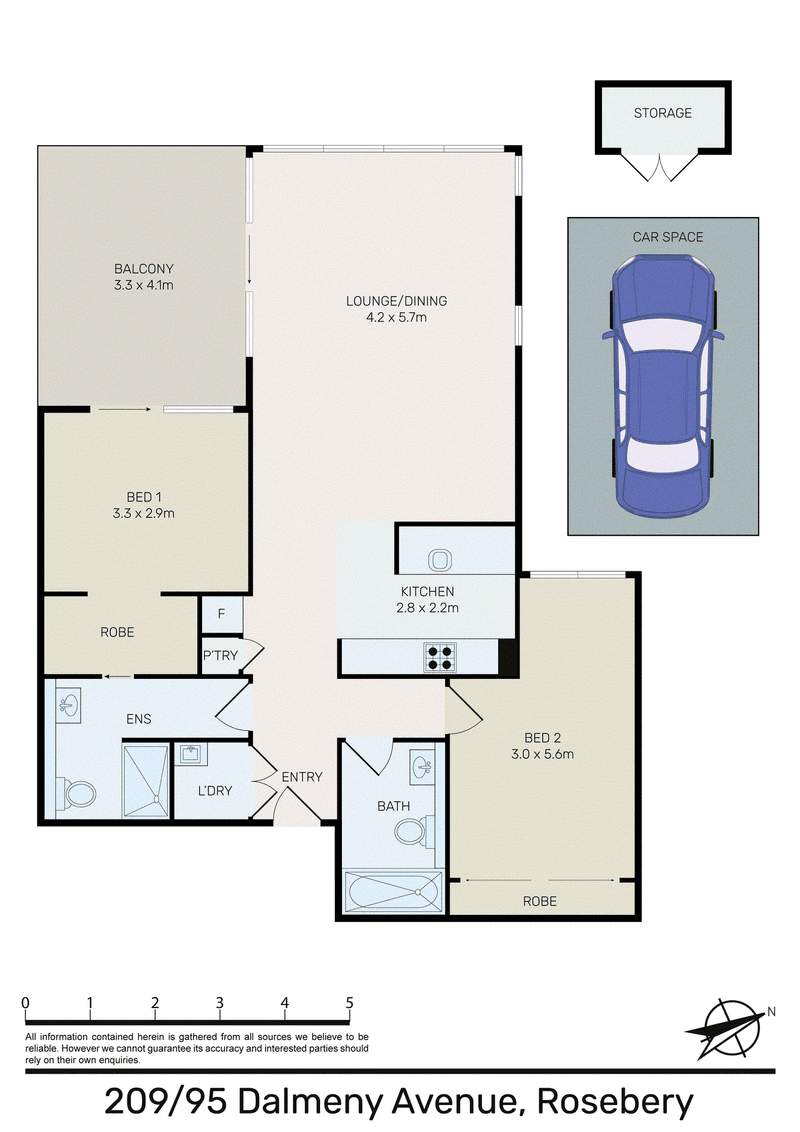 209/95 Dalmeny Avenue, ROSEBERY, NSW 2018