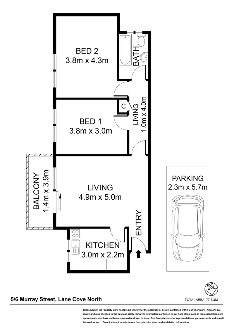 5/6 Murray Street, Lane Cove, NSW 2066