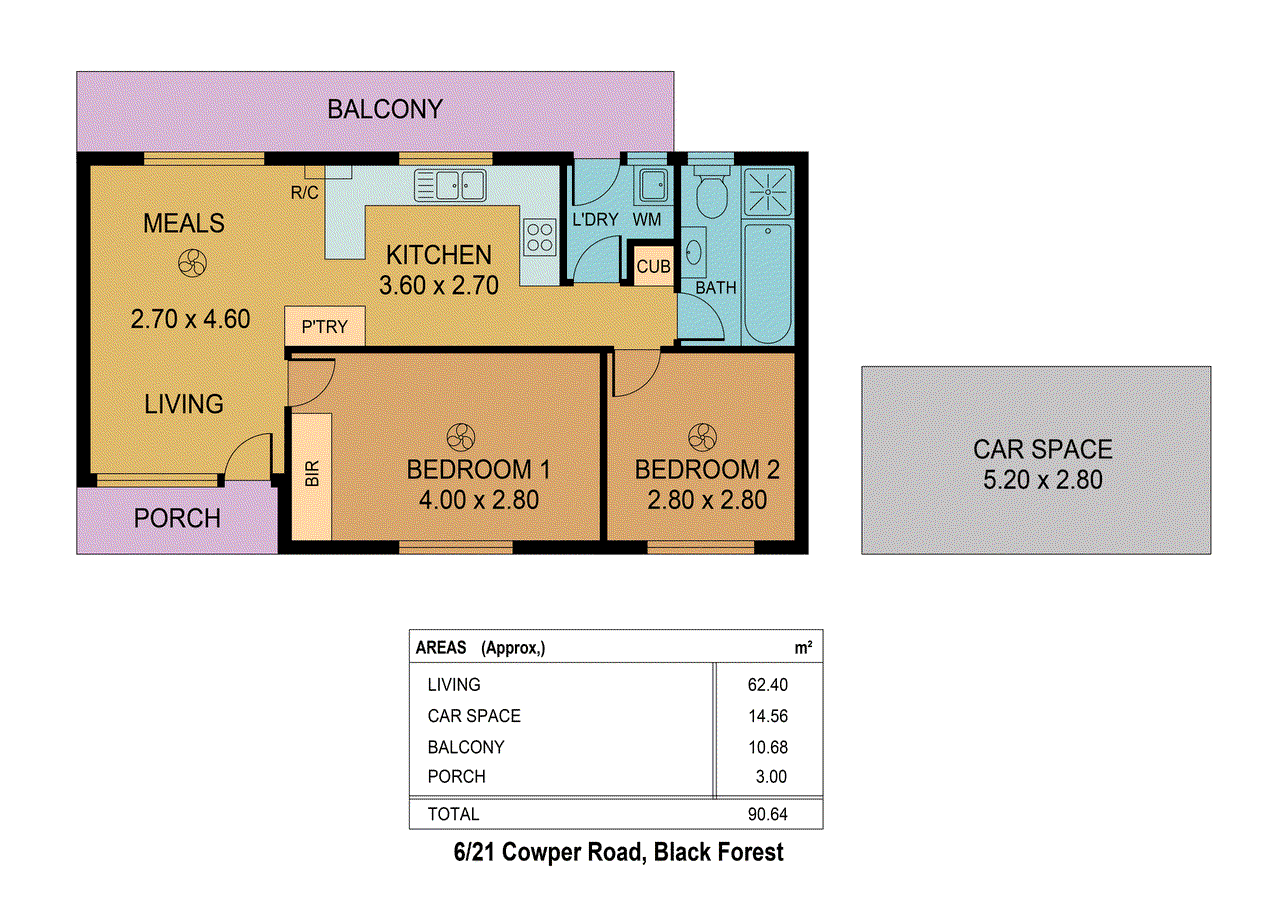 6/21 Cowper Road, BLACK FOREST, SA 5035