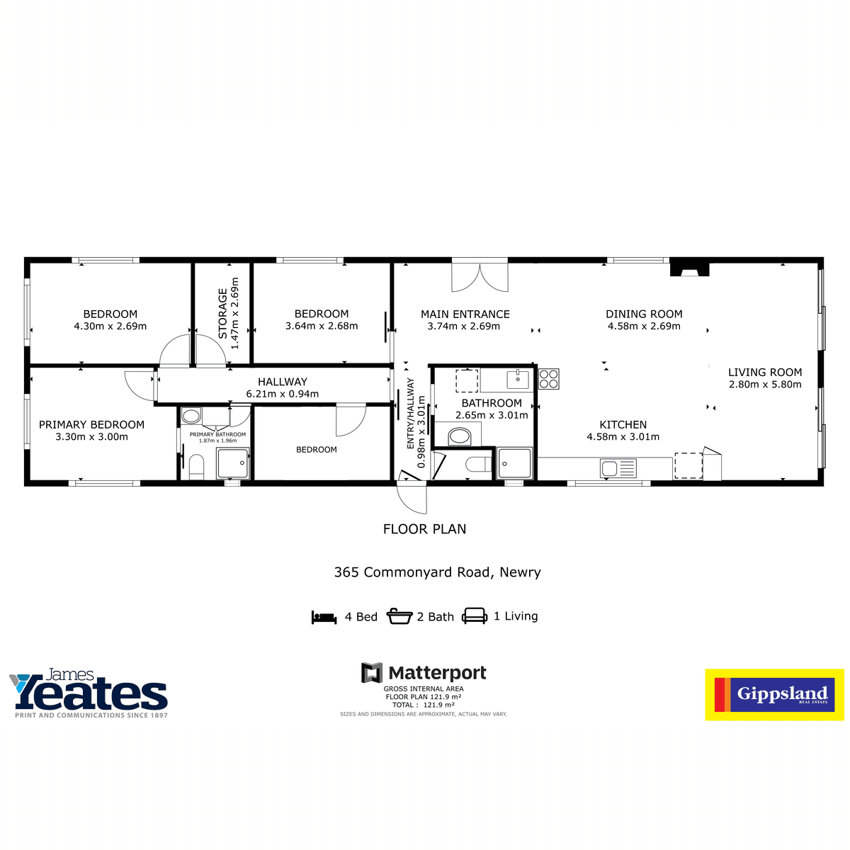 365 Commonyard Road, Newry, VIC 3859