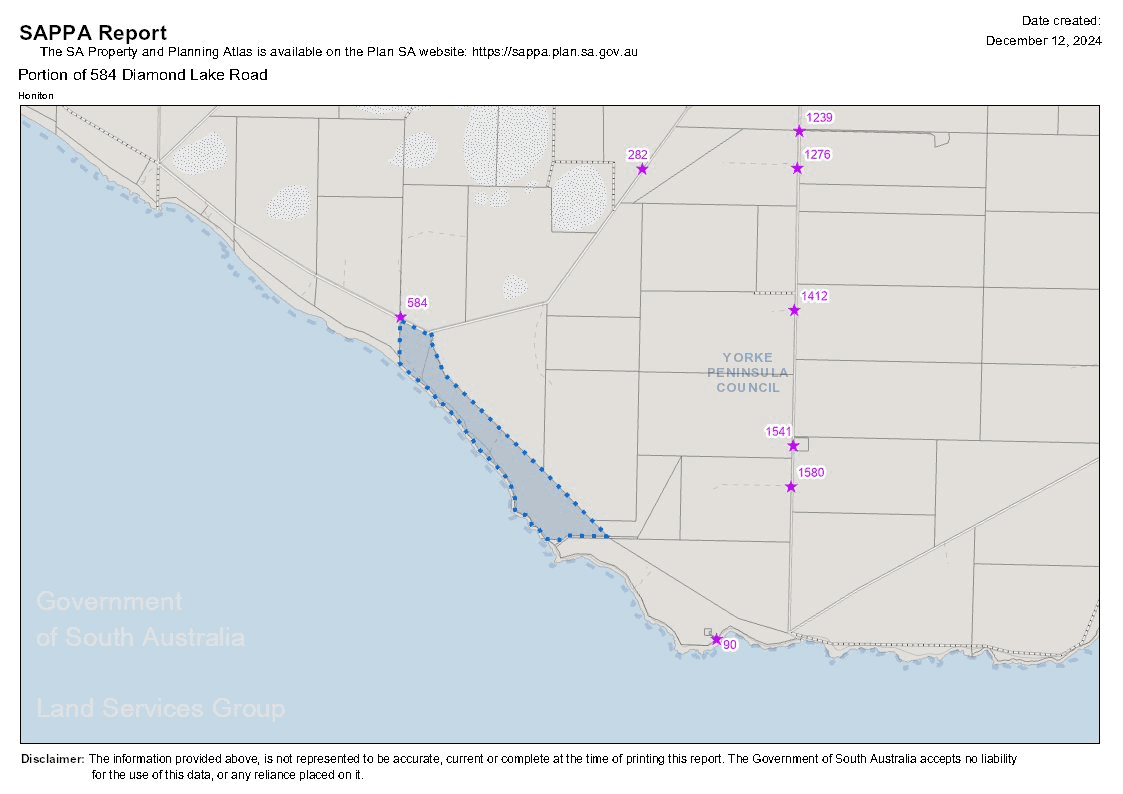 Portion of/Lot 154 Diamond Lake Road, HONITON, SA 5576