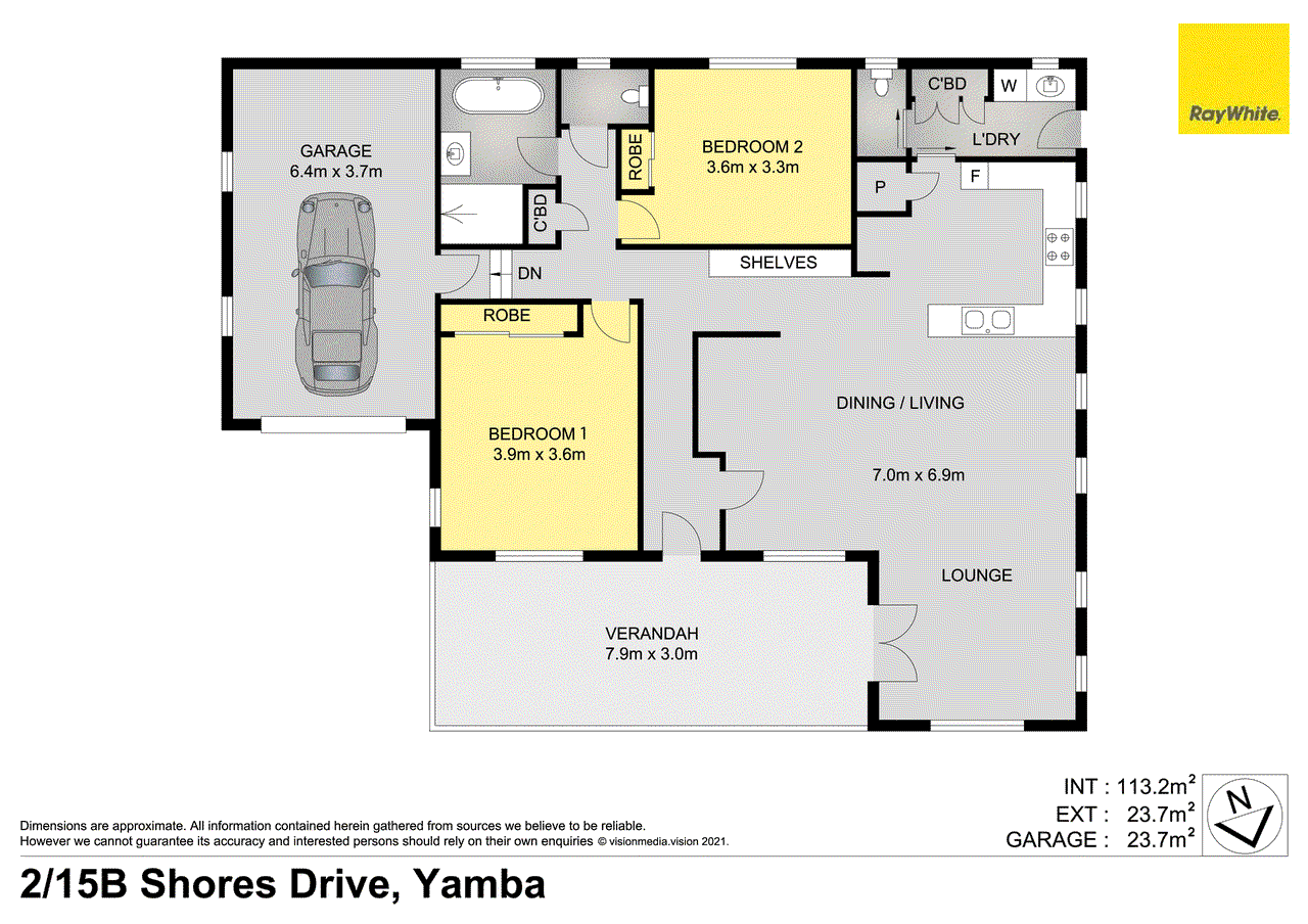 2/15B Shores Drive, YAMBA, NSW 2464