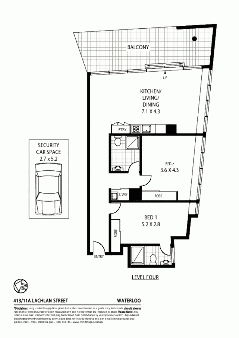 413/11A Lachlan St, MOORE PARK, NSW 2021