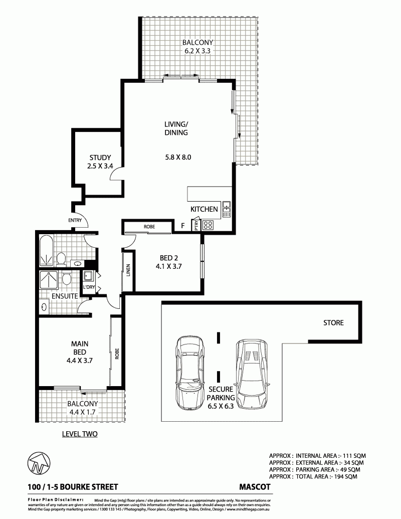 100/1-5 Bourke Street, MASCOT, NSW 2020