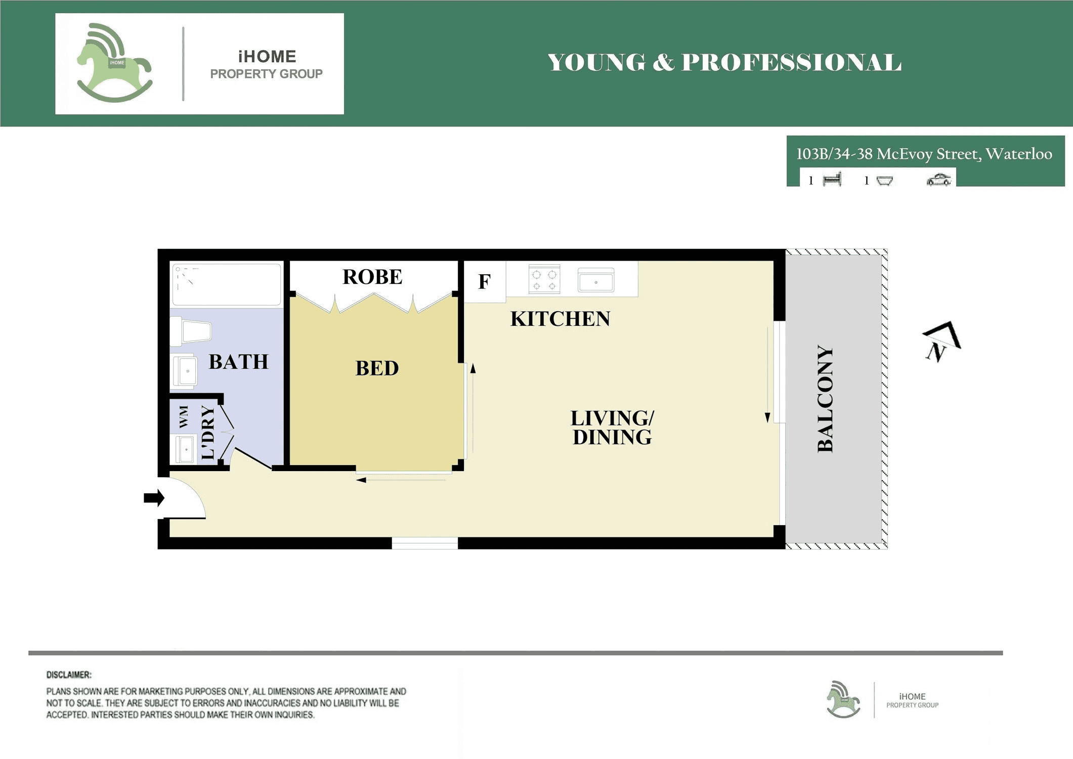 103B/34-38 MCEVOY STREET, WATERLOO, NSW 2017