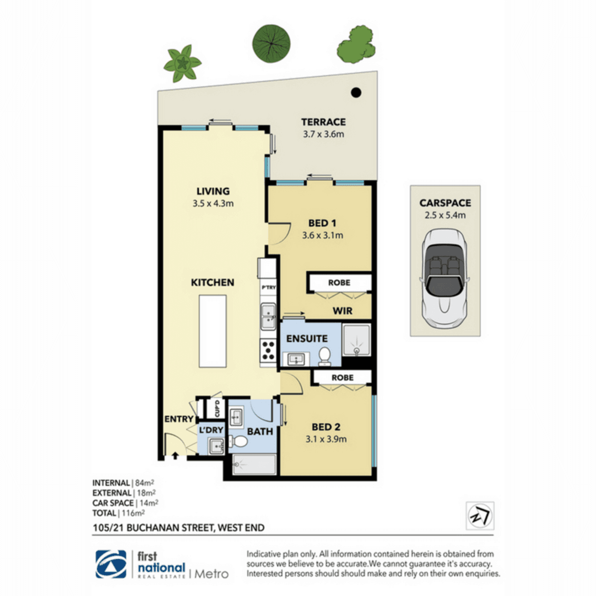 105/21 Buchanan Street, West End, QLD 4101