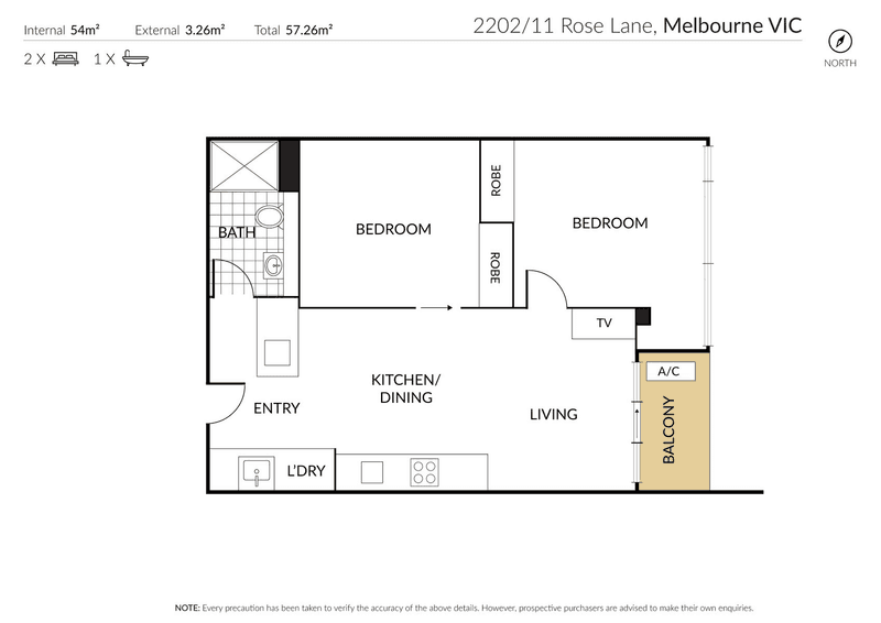 2202/11 Rose Lane, MELBOURNE, VIC 3000