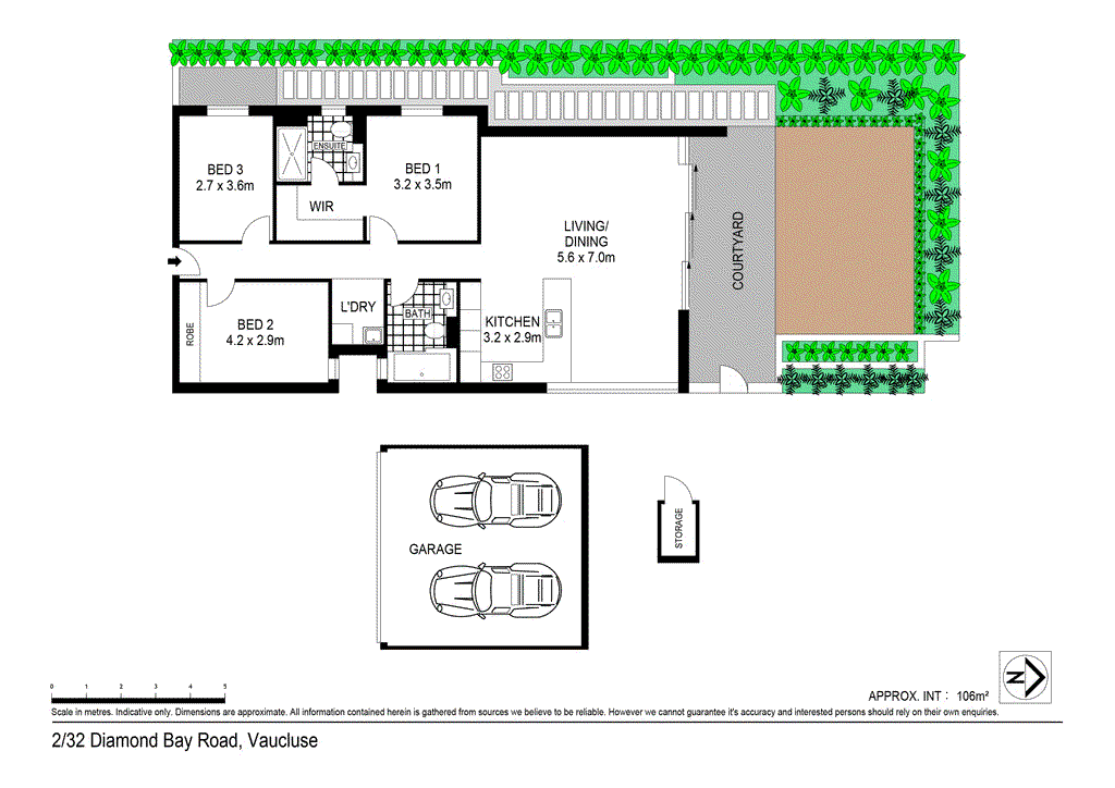 2/32 Diamond Bay Road, VAUCLUSE, NSW 2030