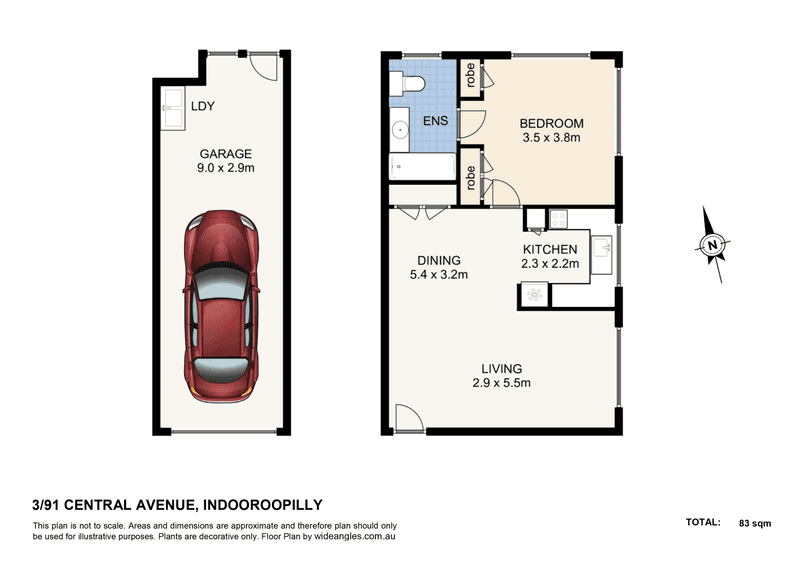 3/91 Central Avenue, INDOOROOPILLY, QLD 4068