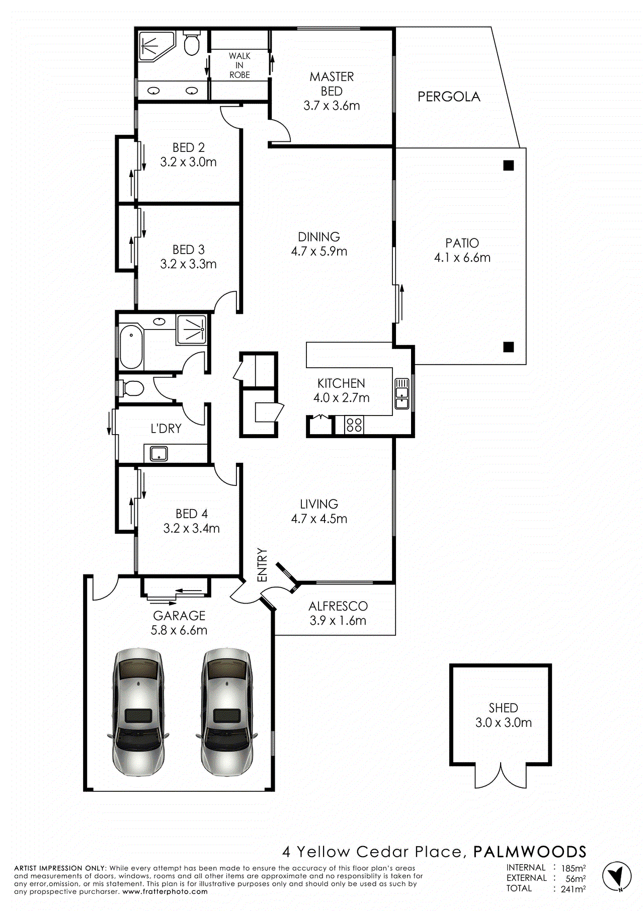 4 Yellow Cedar Pl, Palmwoods, QLD 4555