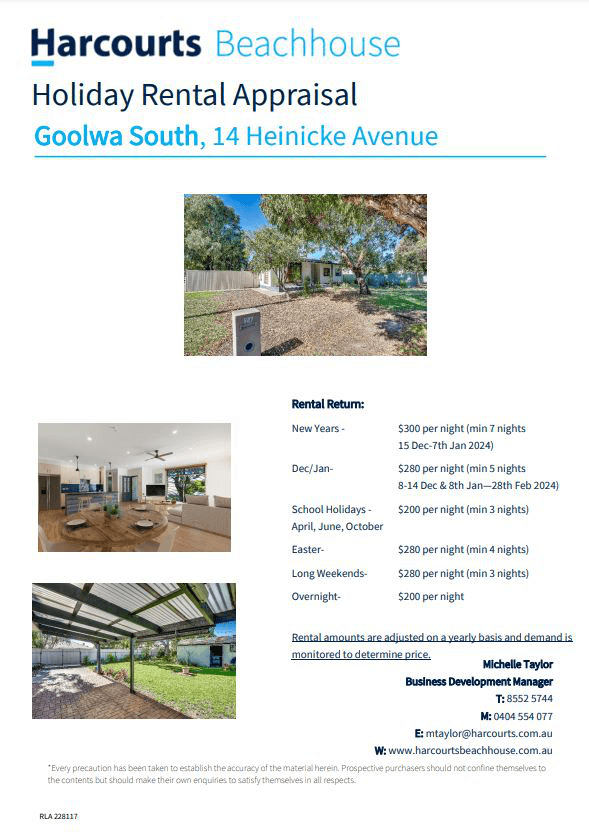 14 Heinicke Avenue, GOOLWA SOUTH, SA 5214