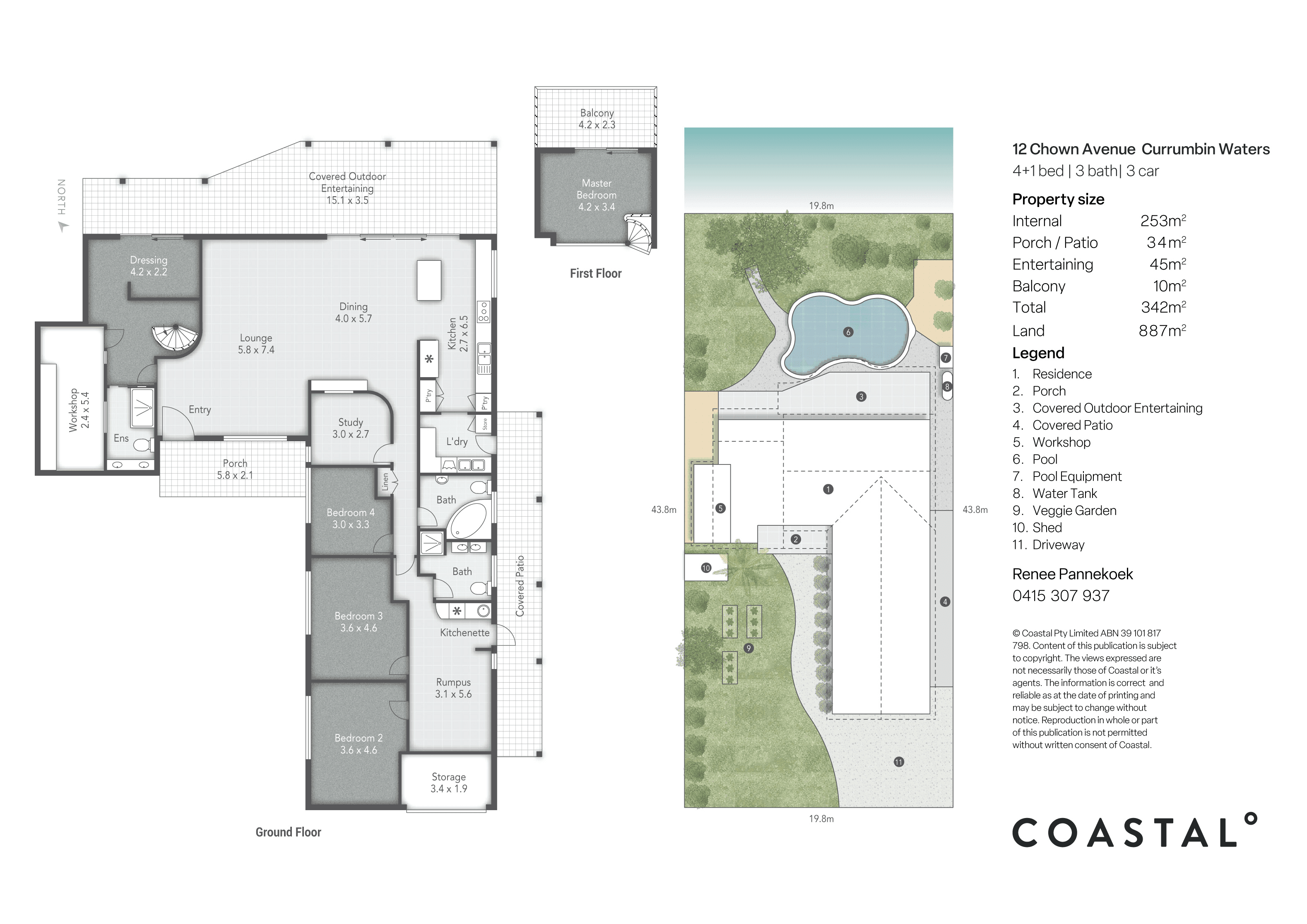 12 Chown Avenue, CURRUMBIN WATERS, QLD 4223