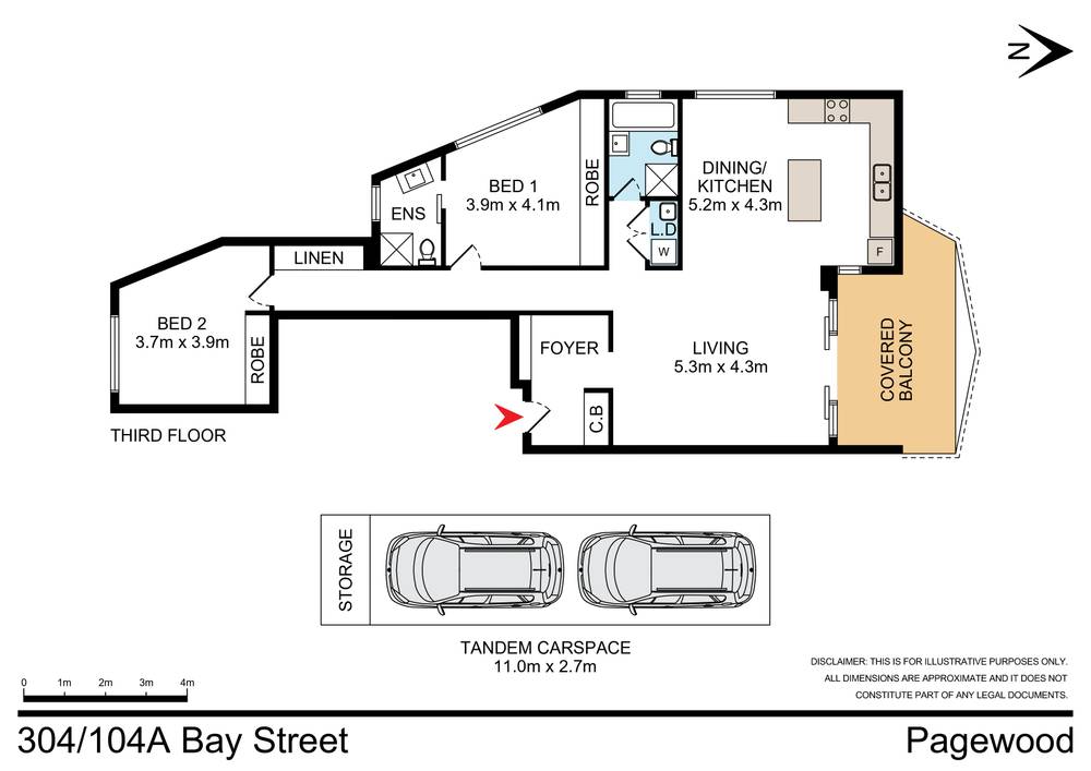 304/104A Bay Street, PAGEWOOD, NSW 2035