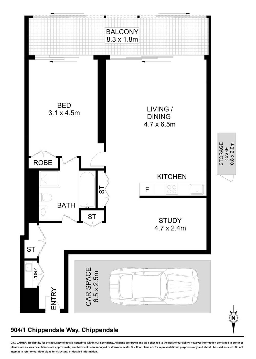 UNIT 904/1 CHIPPENDALE WAY, CHIPPENDALE, NSW 2008