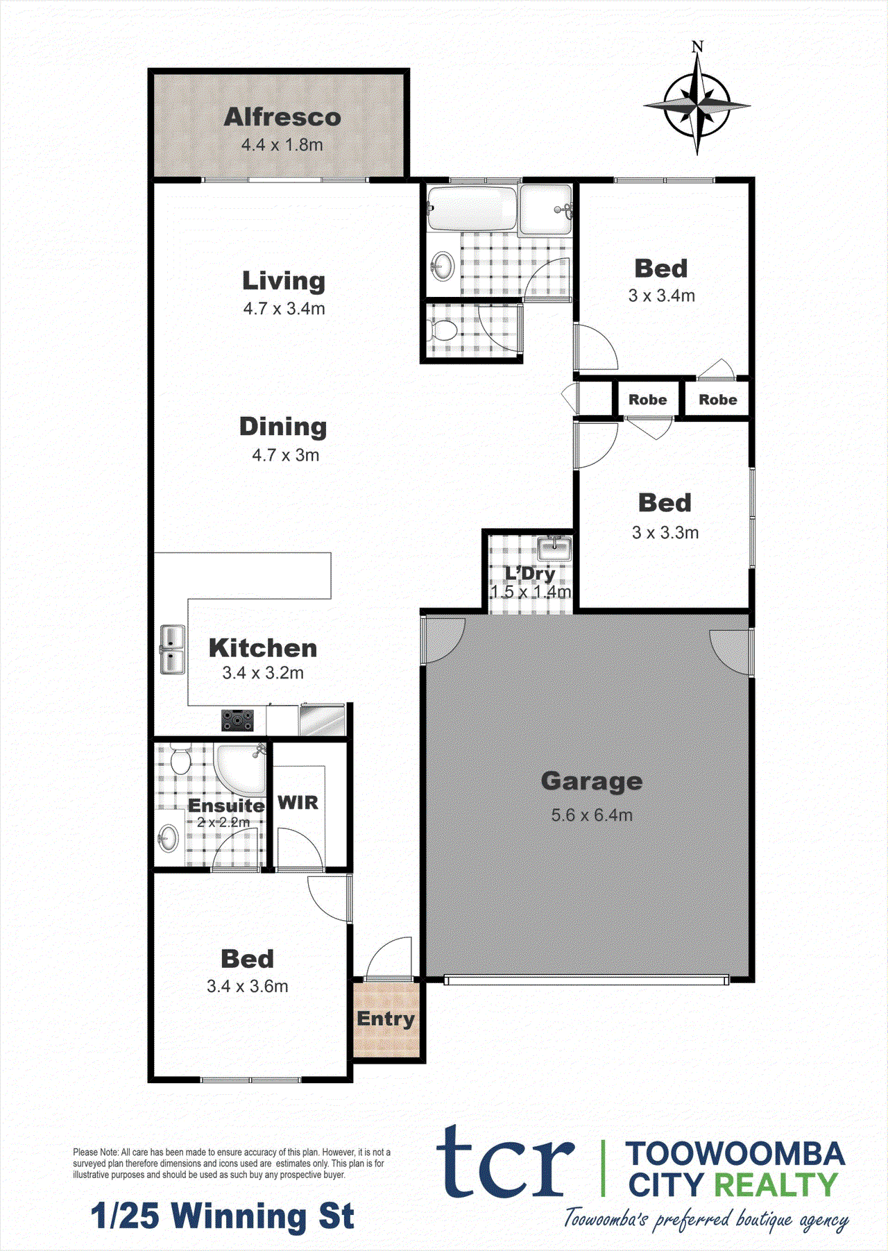 1/25 Winning Street, Glenvale, QLD 4350