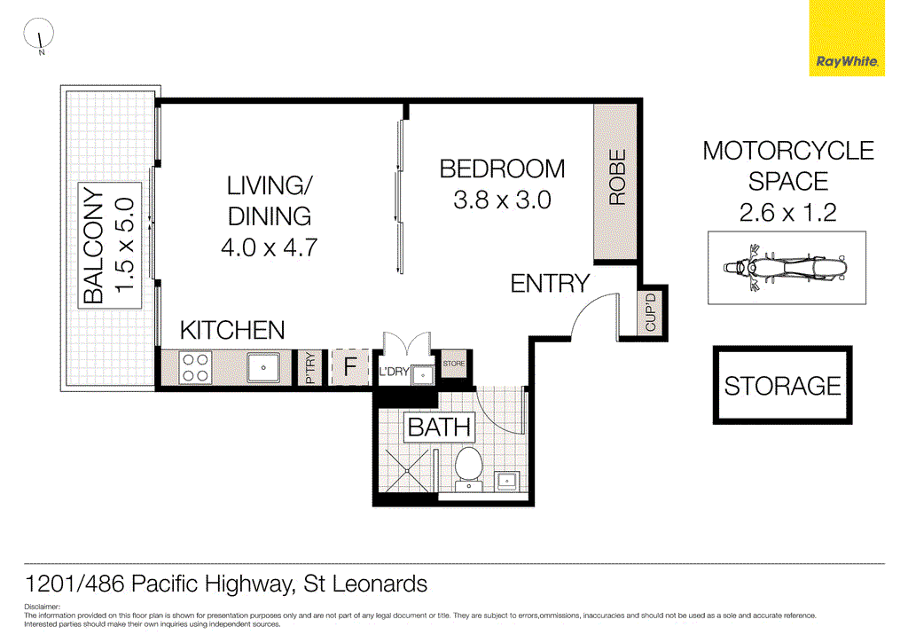 1201/486 Pacific Highway, ST LEONARDS, NSW 2065