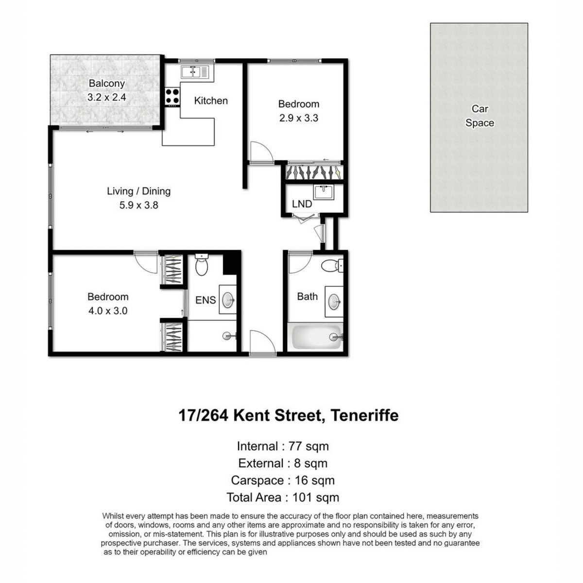 17/264 Kent Street, Teneriffe, QLD 4005