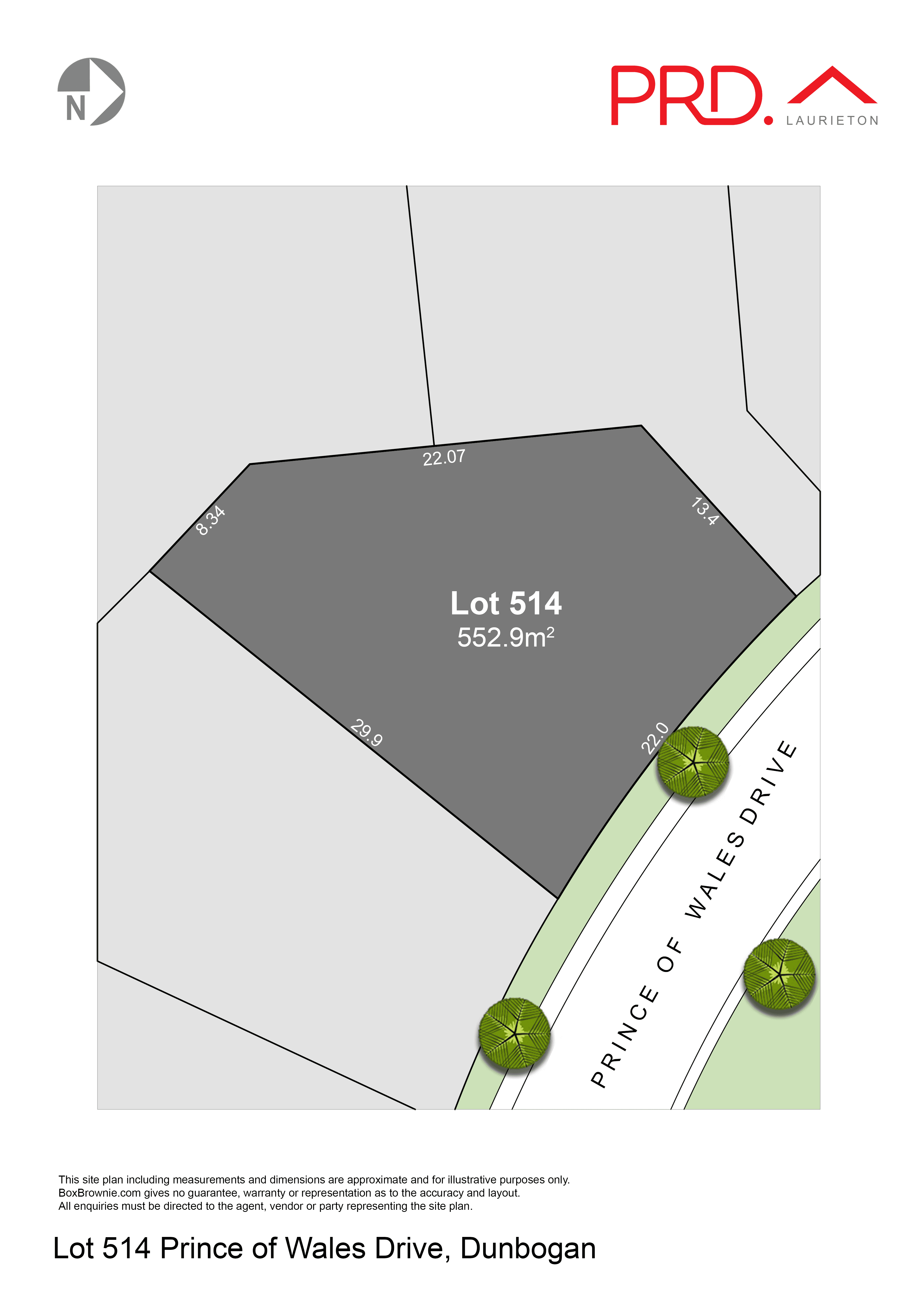 Lot 514 Prince of Wales Drive, DUNBOGAN, NSW 2443