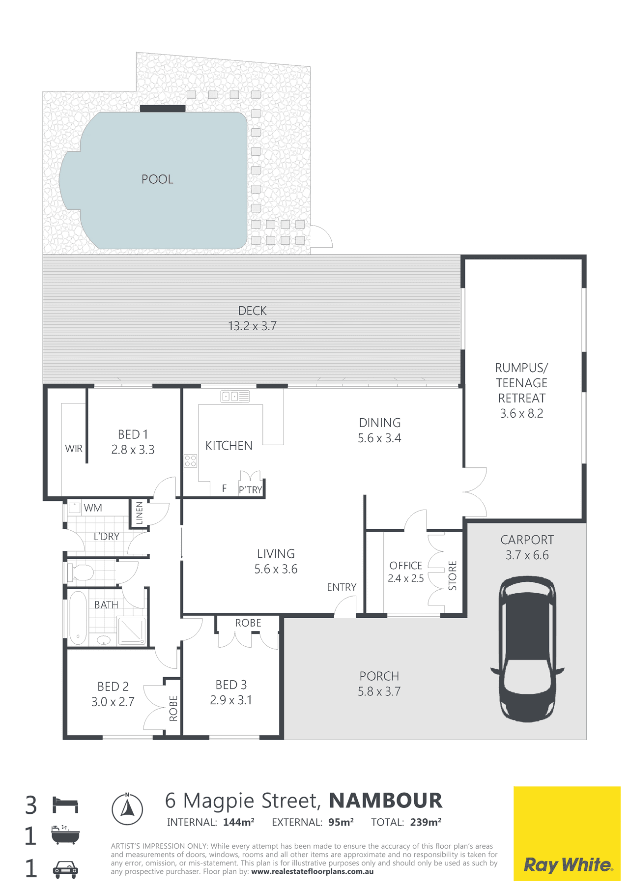 6 Magpie Street, NAMBOUR, QLD 4560