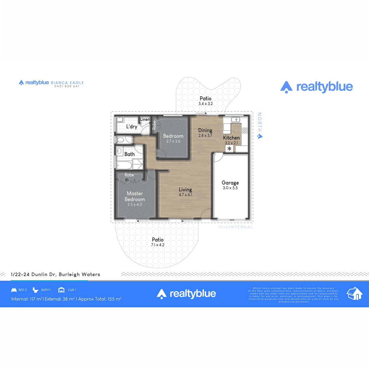 1/22-24 Dunlin Drive, Burleigh Waters, QLD 4220