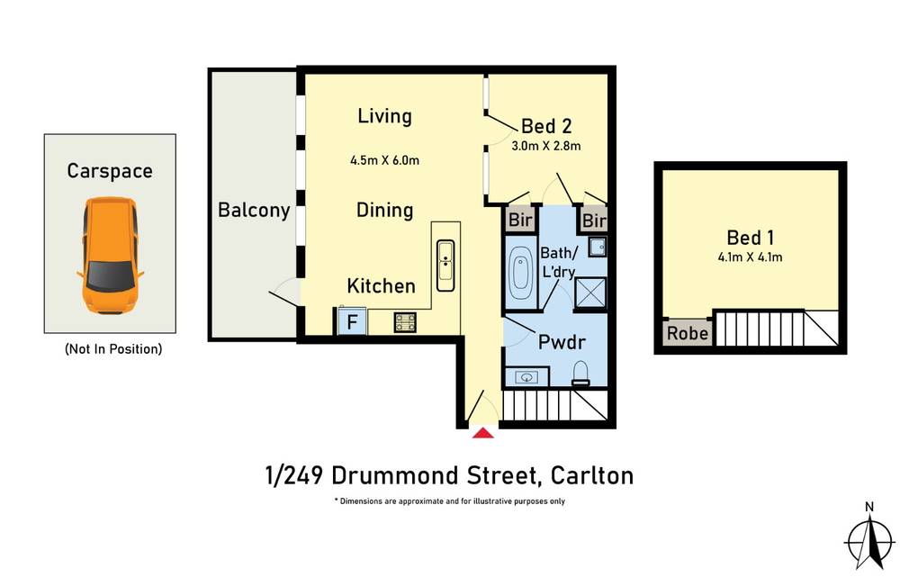 1/249 Drummond Street, Carlton, Victoria 3053