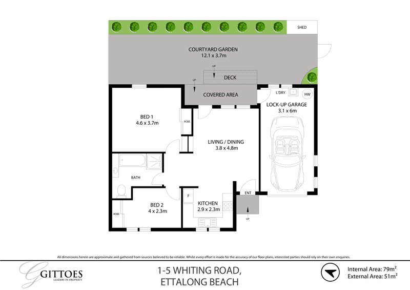 1/5 Whiting Road, ETTALONG BEACH, NSW 2257