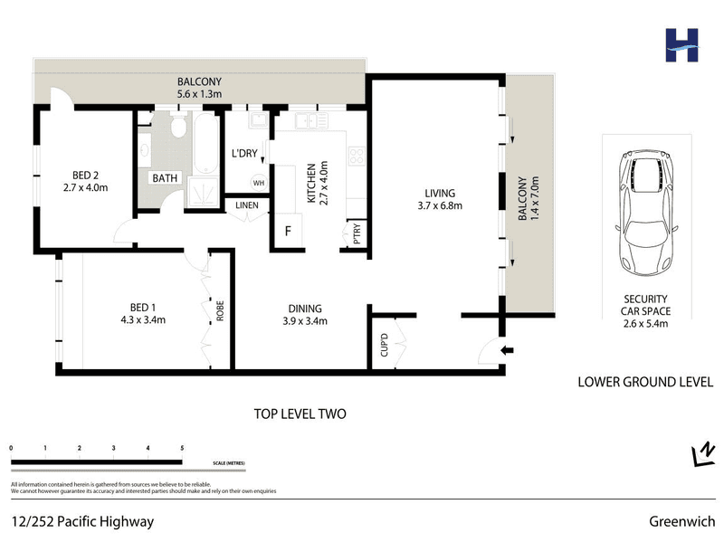 12/252-254 Pacific Highway, Greenwich, NSW 2065