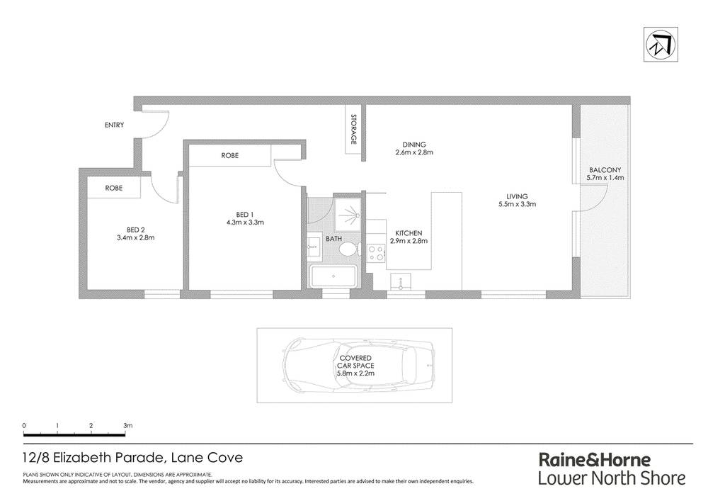 12/8 Elizabeth Parade, LANE COVE, NSW 2066