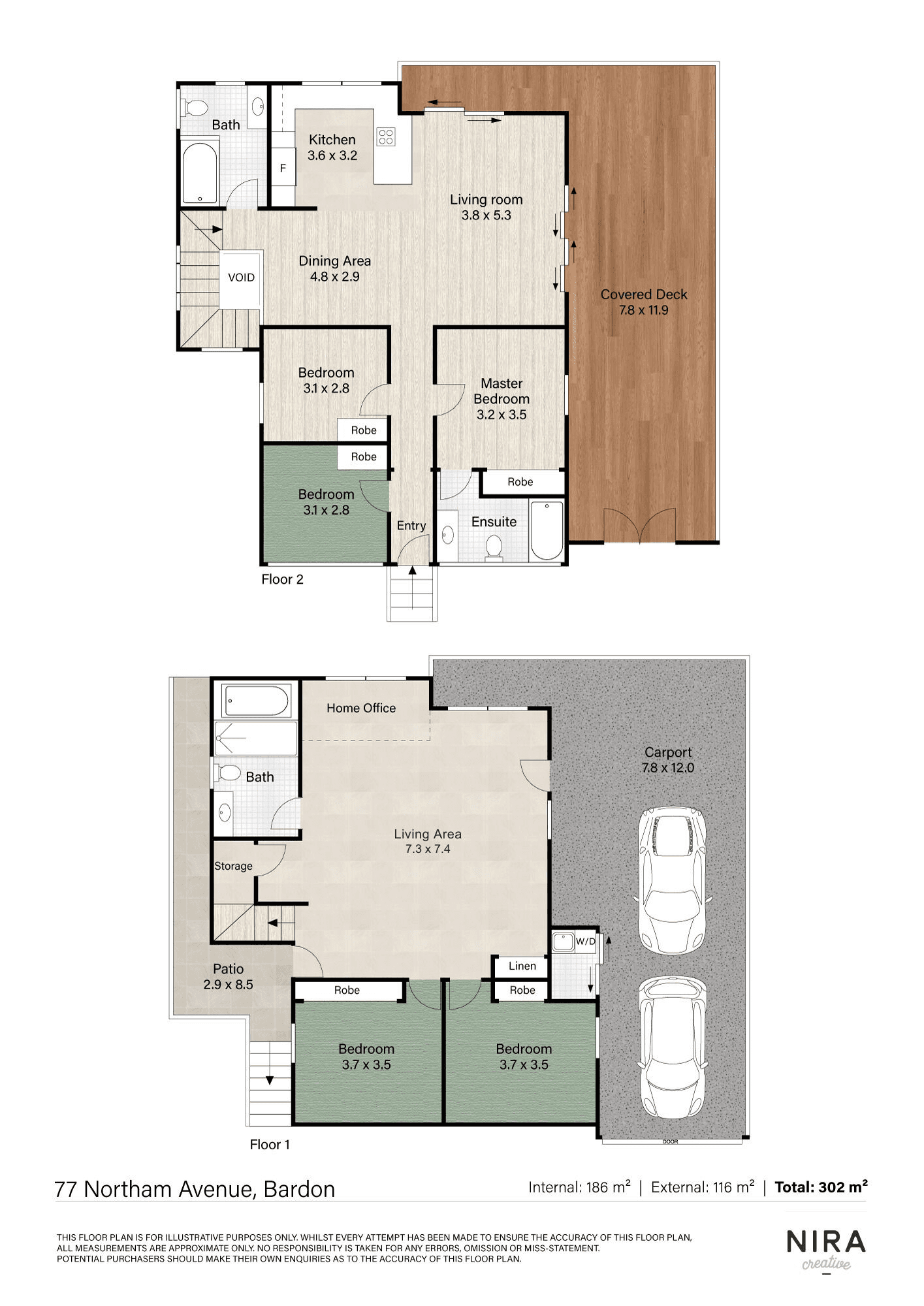 77 Northam Avenue, BARDON, QLD 4065