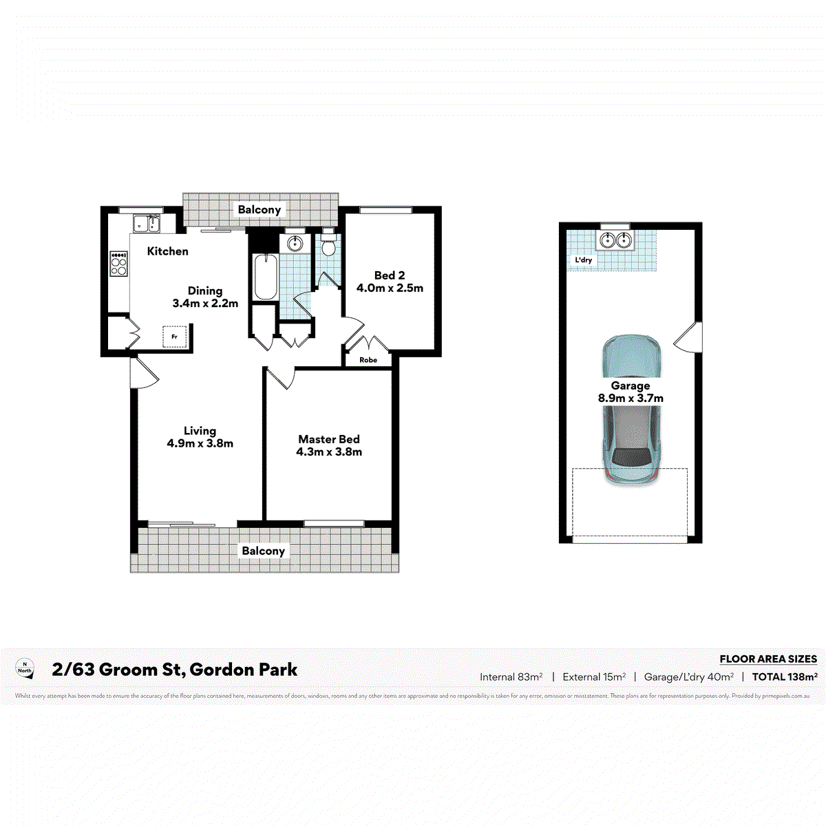 2/63 Groom Street, GORDON PARK, QLD 4031